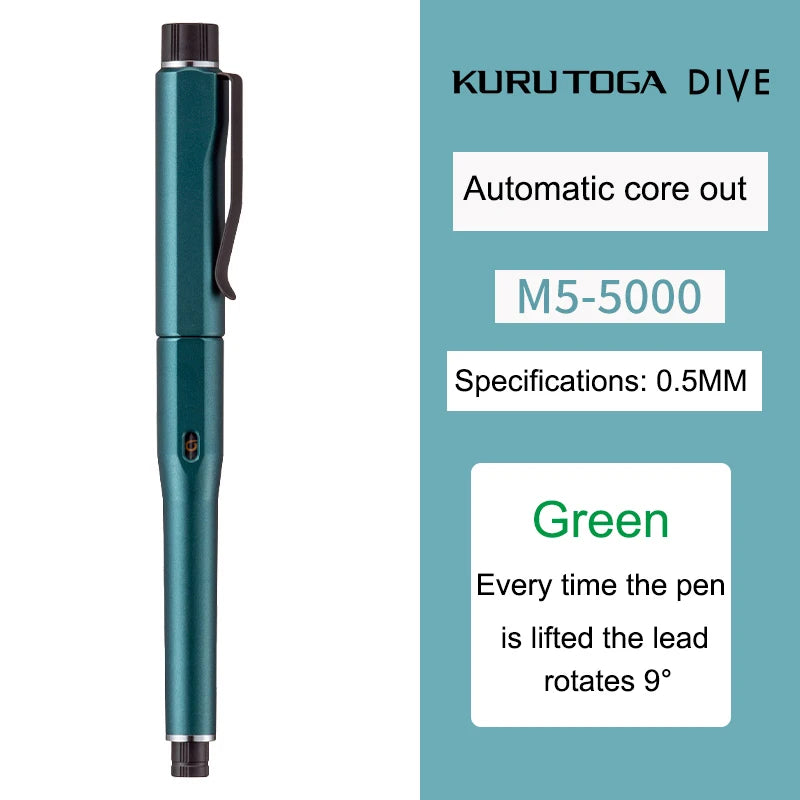 CowLost | product_id-uni-kurutoga-m5-5000-mechanical-pencil-0-5mm-hb-high-end-rotation-core-black-technology |24