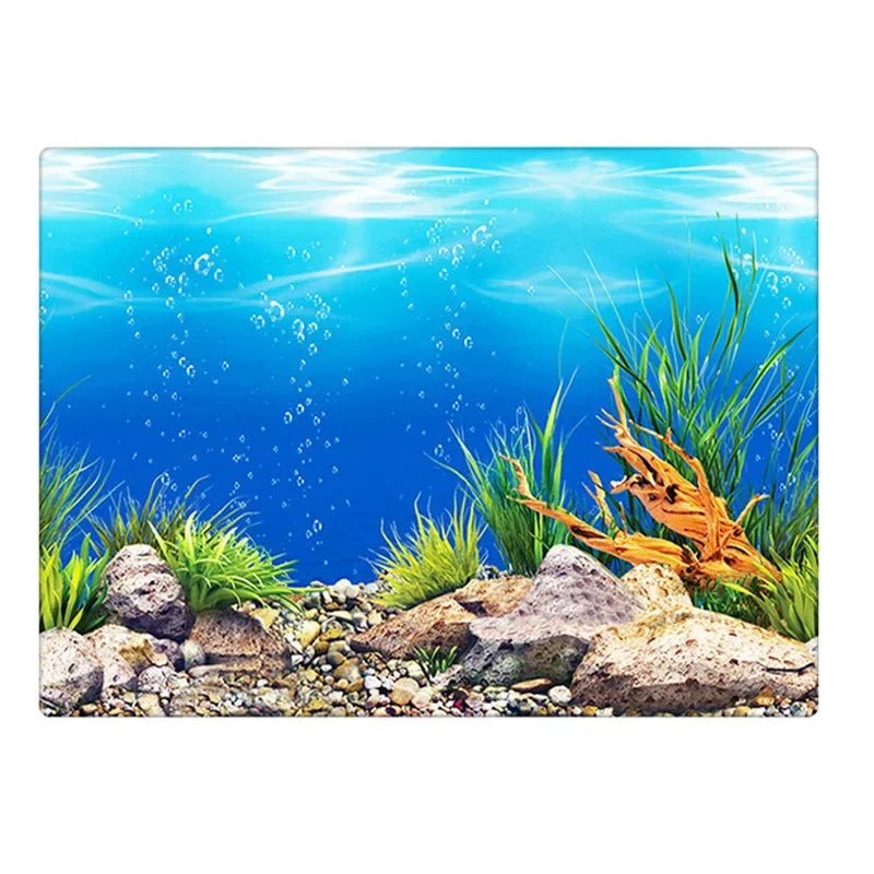 CowLost | seasonal-holiday-decorations-3d-aquarium-background-sticker-poster-for-fish-tank-decoration |5