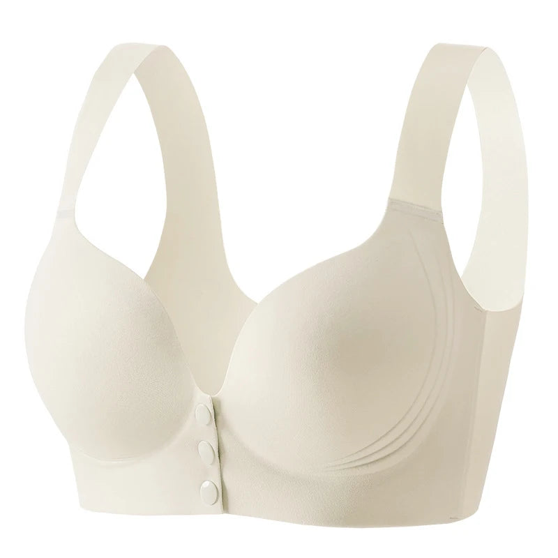 CowLost | product_id-fallsweet-wireless-front-buckle-push-up-seamless-sports-bra-for-women-large-size |10