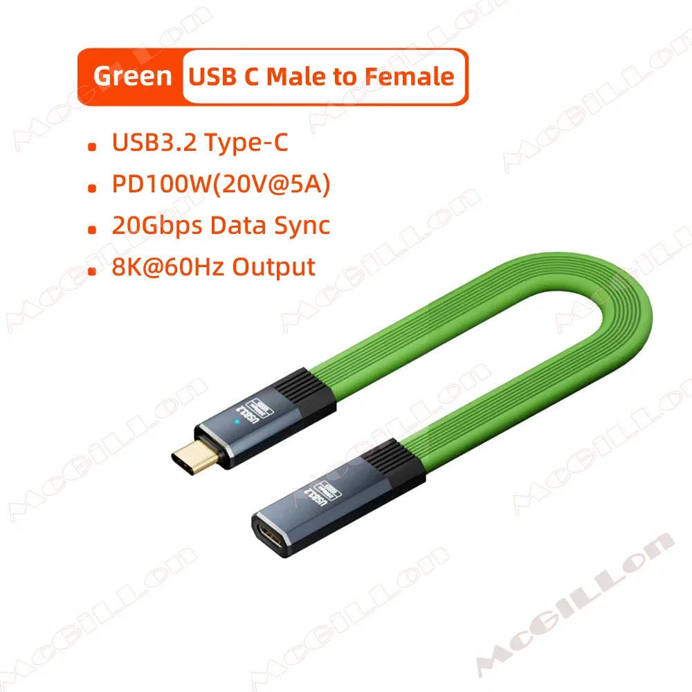 CowLost | product_id-pd-100w-usb-c-to-usb-c-extension-cable-20gbps-usb-3-2-for-iphone-16-huawei-xiaomi-switch |19