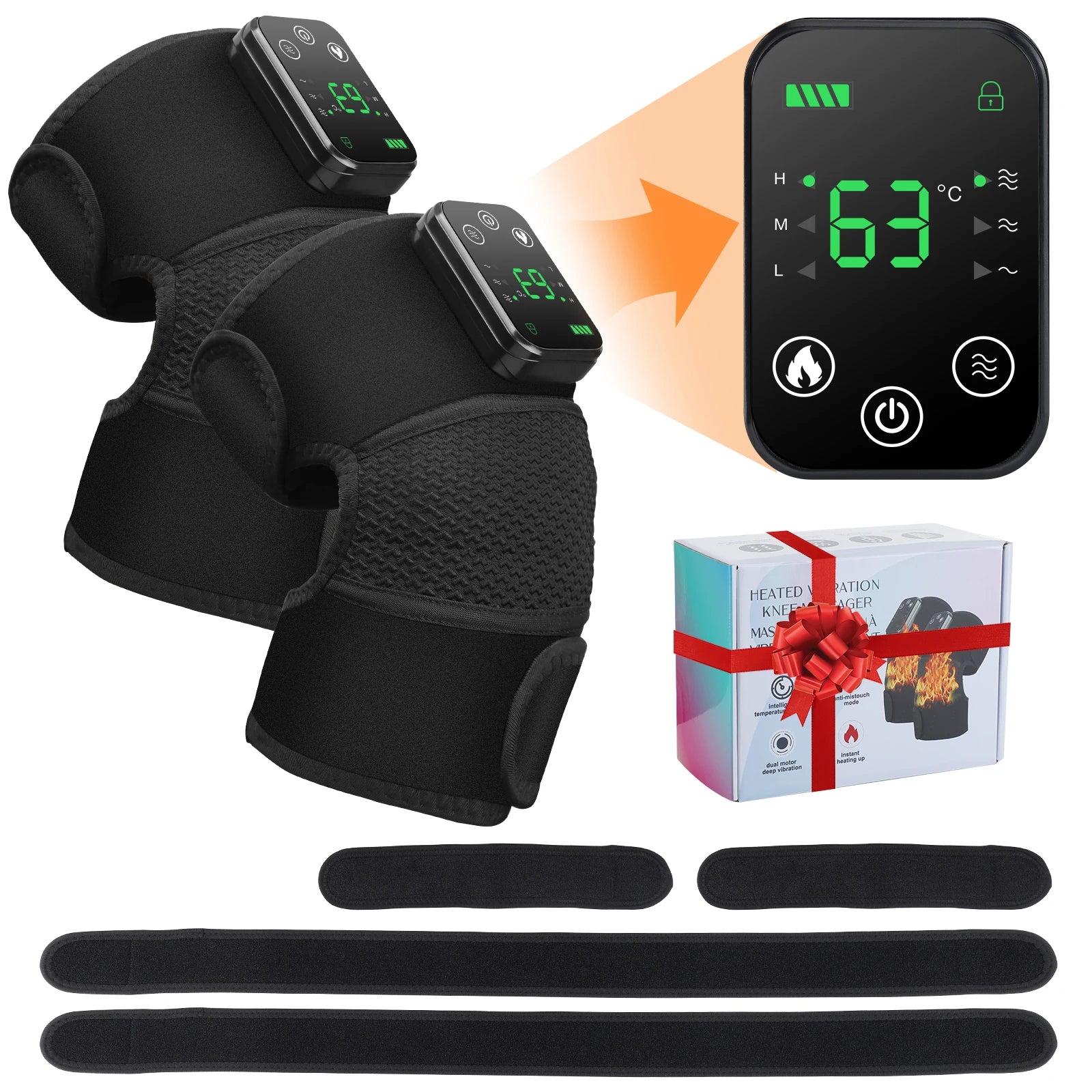CowLost | eletric-heating-knee-massage-device-vibration-knee-pads-for-shoulder-elbow-joint |13