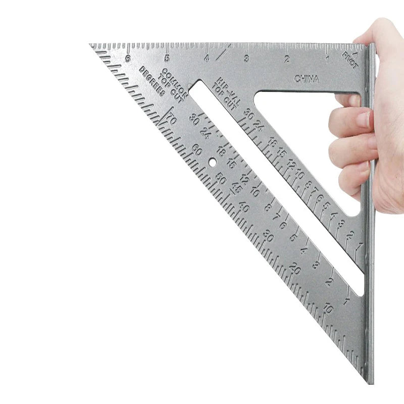 CowLost | product_id-7-aluminum-alloy-thickened-triangle-ruler-for-woodworking-measurement |6