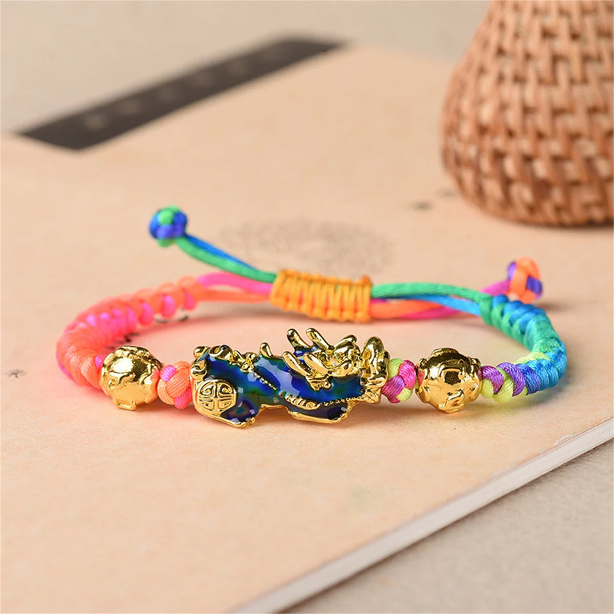 Feng Shui Pixiu Changing Color Prayer Beads Bracelet for Men and Women