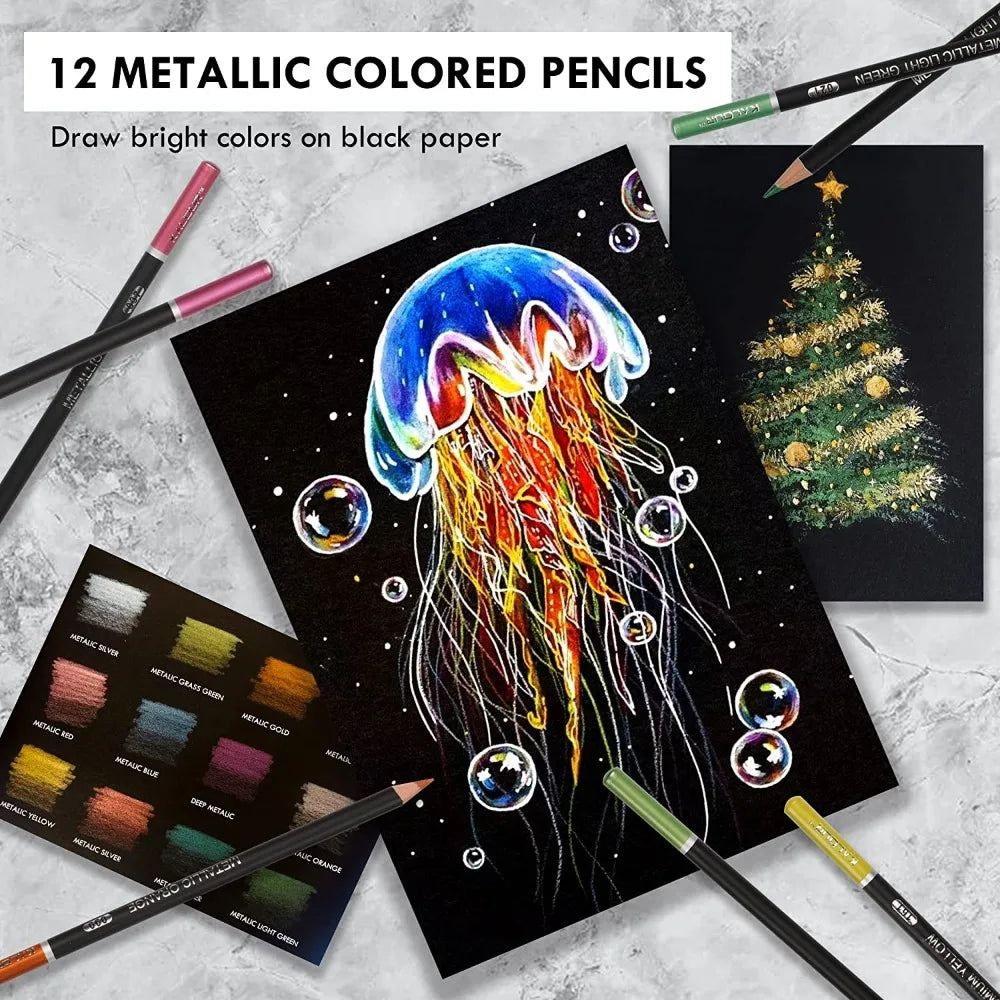 CowLost | art-pencils-product_id-kalour-oil-colored-pencils-set-50-300-pcs-professional-drawing-art-supplies |85