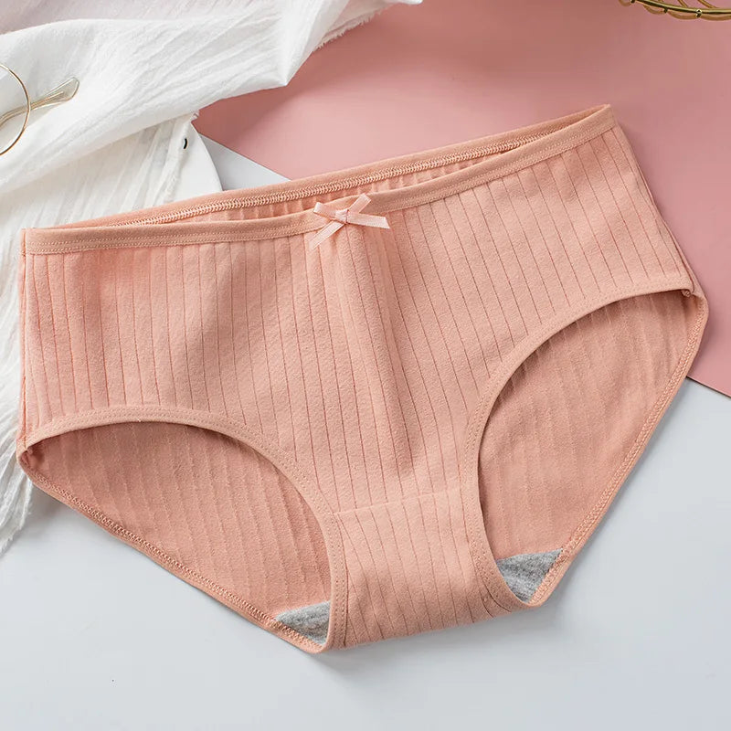 CowLost | product_id-4pcs-womens-low-waist-cotton-breathable-briefs |3