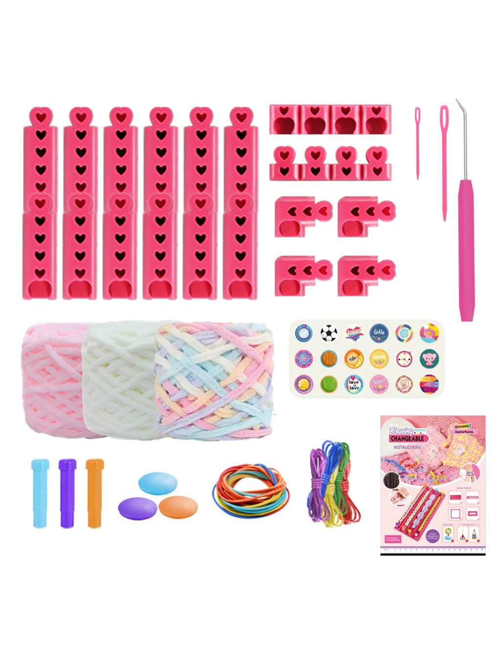 CowLost | product_id-diy-weaving-kit-for-kids-ages-6-arts-crafts-scarves-hats-and-bags |15