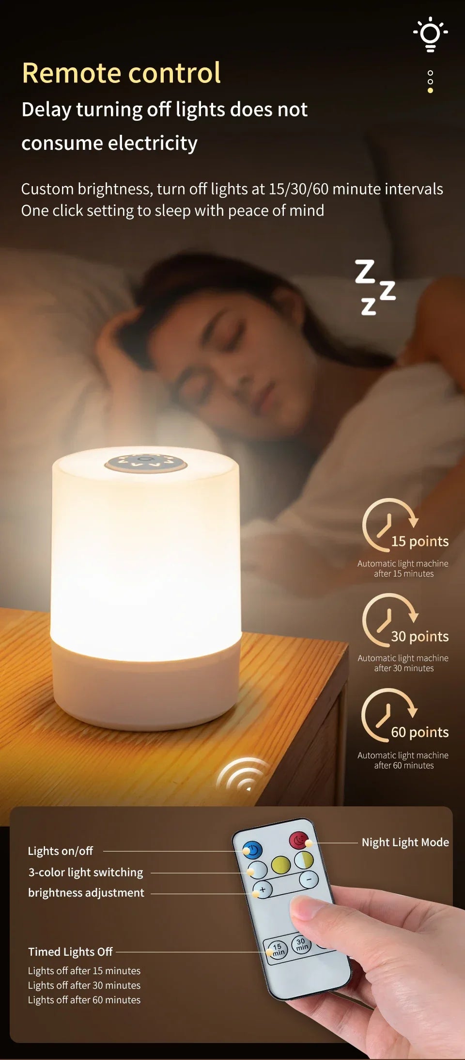 CowLost | product_id-touch-usb-rechargeable-night-lamp-with-3-dimming-modes-soft-ambient-bedside-light-for-kids |15