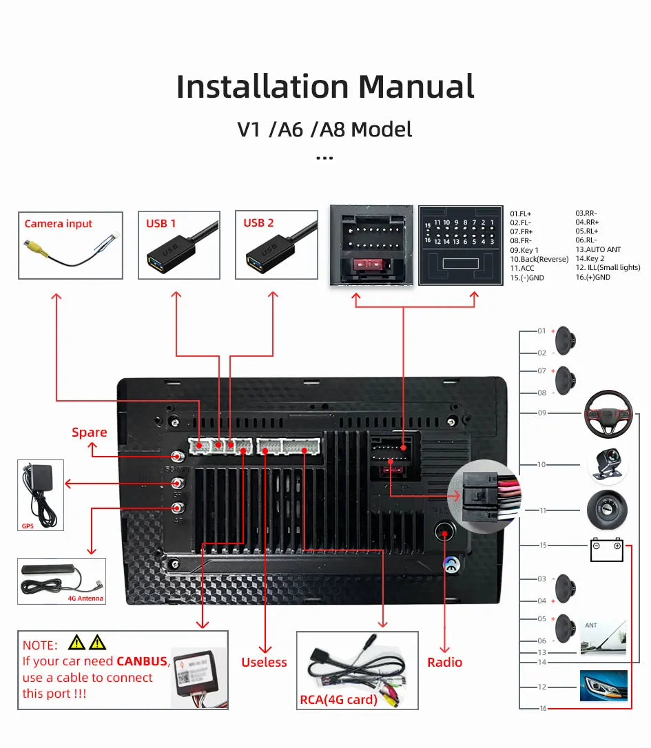 CowLost | android-13-2-din-car-radio-carpla-auto-7-9-10-13-1-inch-universal |37