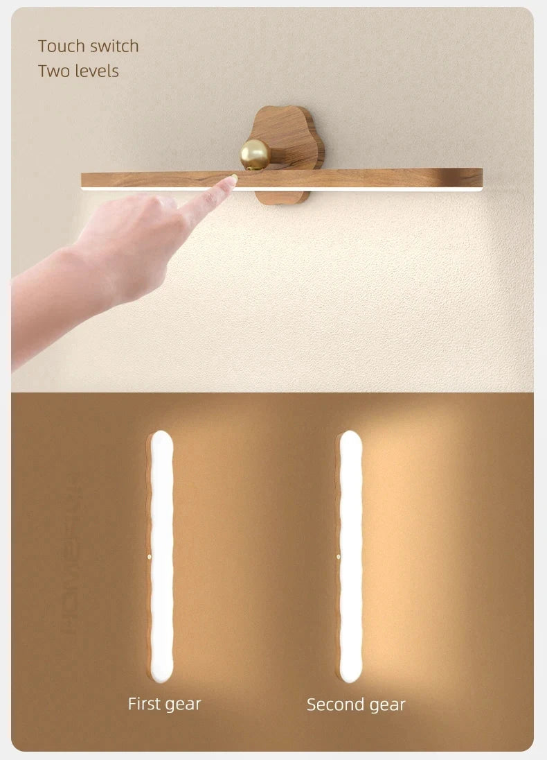 CowLost | product_id-wooden-led-rechargeable-magnetic-wall-night-light-with-mirror-and-touch-switch-for-bedroom-bedside |11