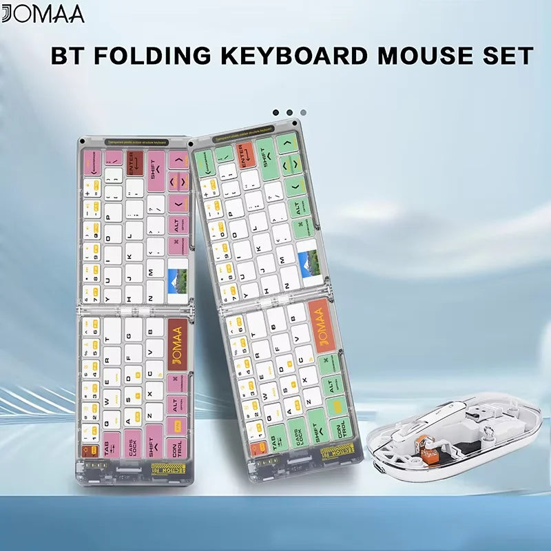 CowLost | product_id-foldable-bluetooth-5-1-wireless-keyboard-rechargeable-mouse-set-portable-full-size |6