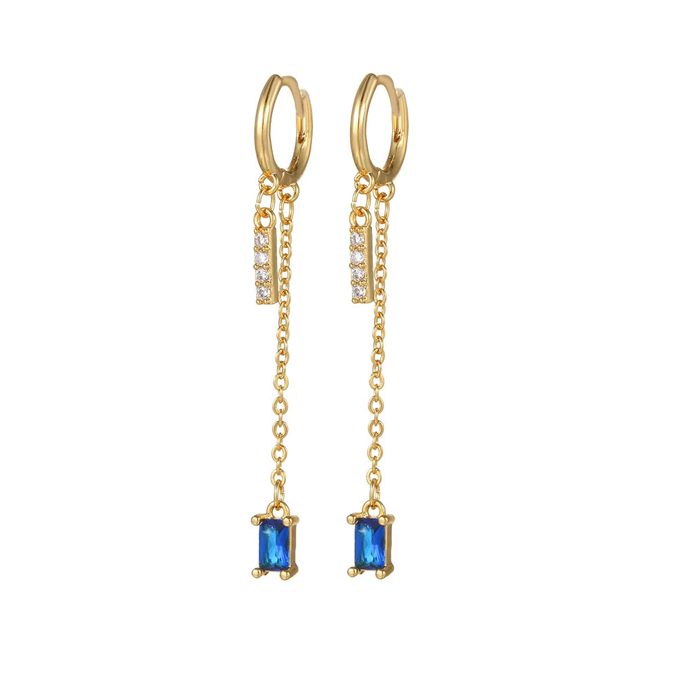 CowLost | stainless-steel-cubic-zirconia-chain-hoop-earring-for-women |21