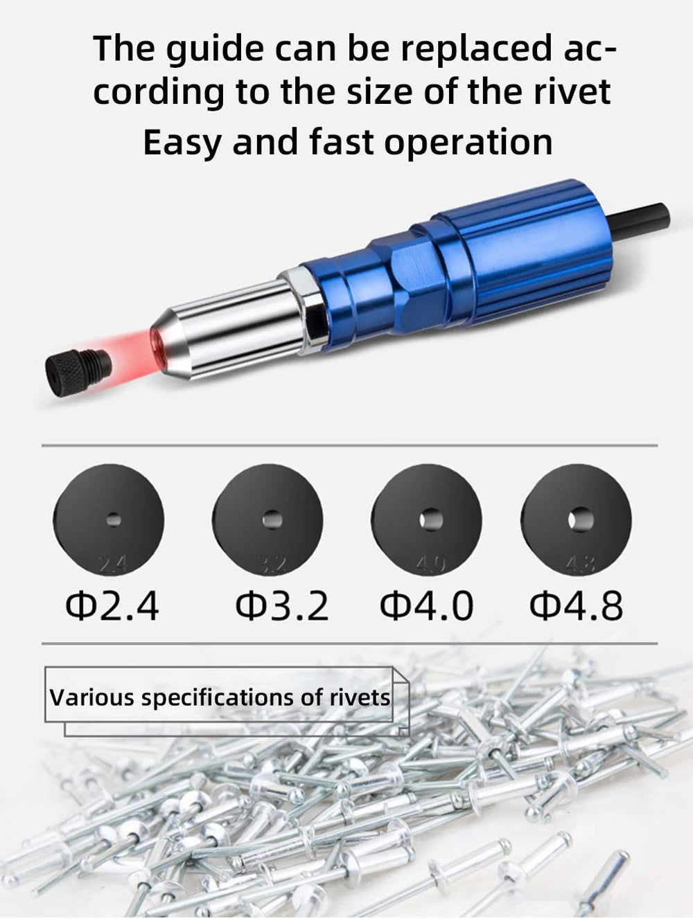 CowLost | electric-rivet-gun-adapter-2-4mm-4-8mm-rivet-nut-gun-drill-adapter-cordless-riveting-tool-insert-nut-pull-rivet-tool |17