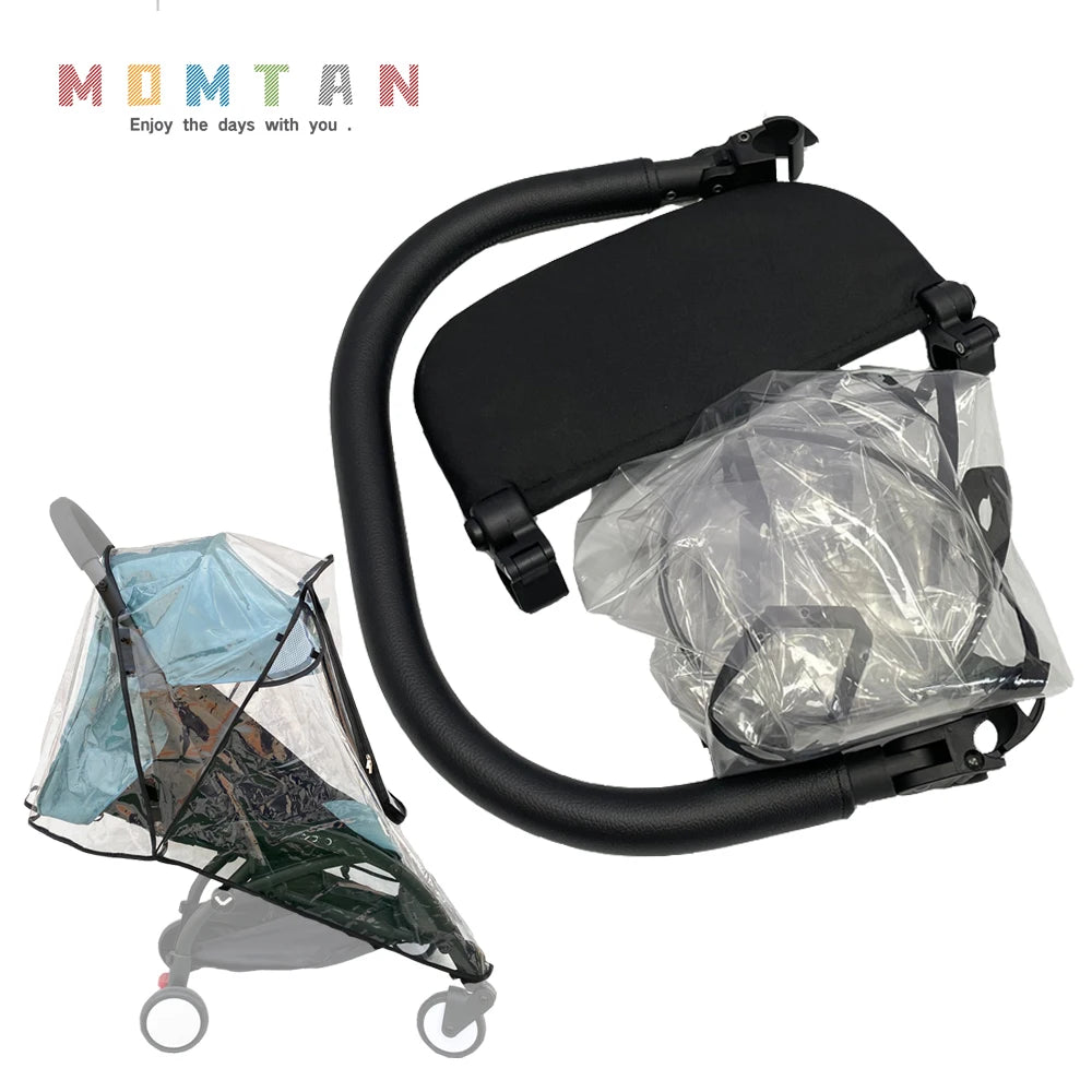 CowLost | momtanÂ®-baby-stroller-accessories-compatible-with-babyzen-yoyo2-yoyo-3-stroller-bumper-15-cm-foot-board-rain-cover-for-yoyo |1