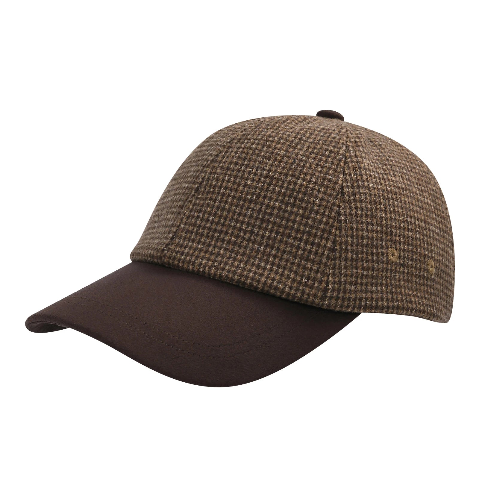 CowLost | botvela-mens-wool-tweed-baseball-cap-casual-style-soft-adjustable-unstructured-hat |24