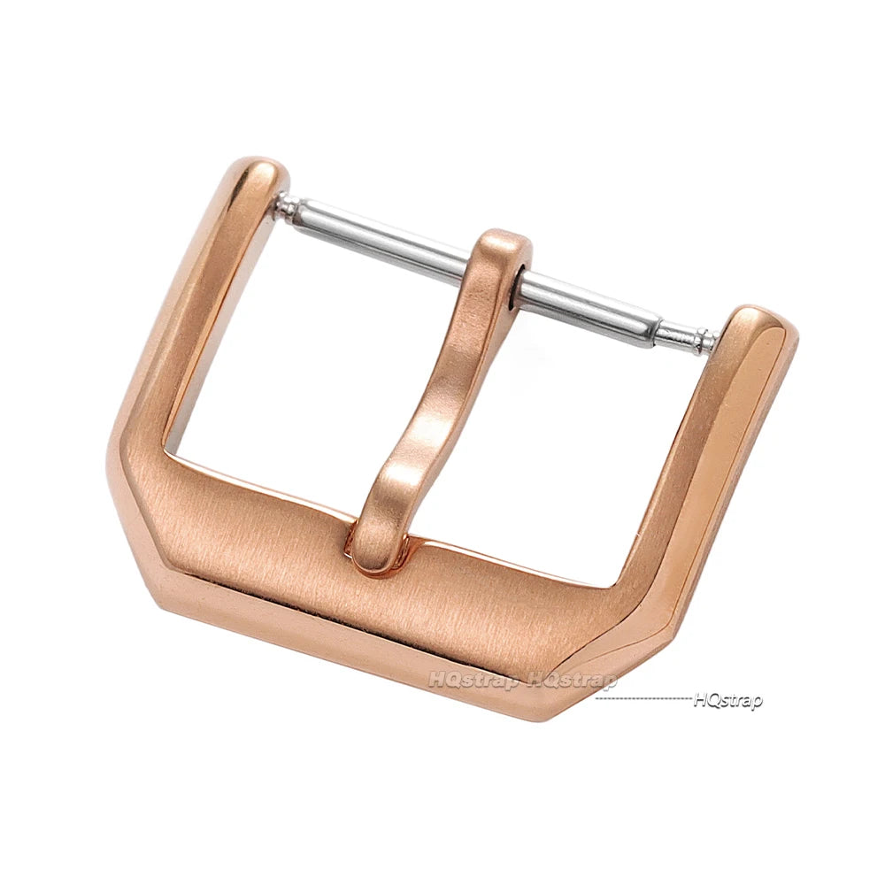 CowLost | product_id-brushed-stainless-steel-watch-pin-buckle-16-20mm-silver-gold-black-for-leather-strap |9