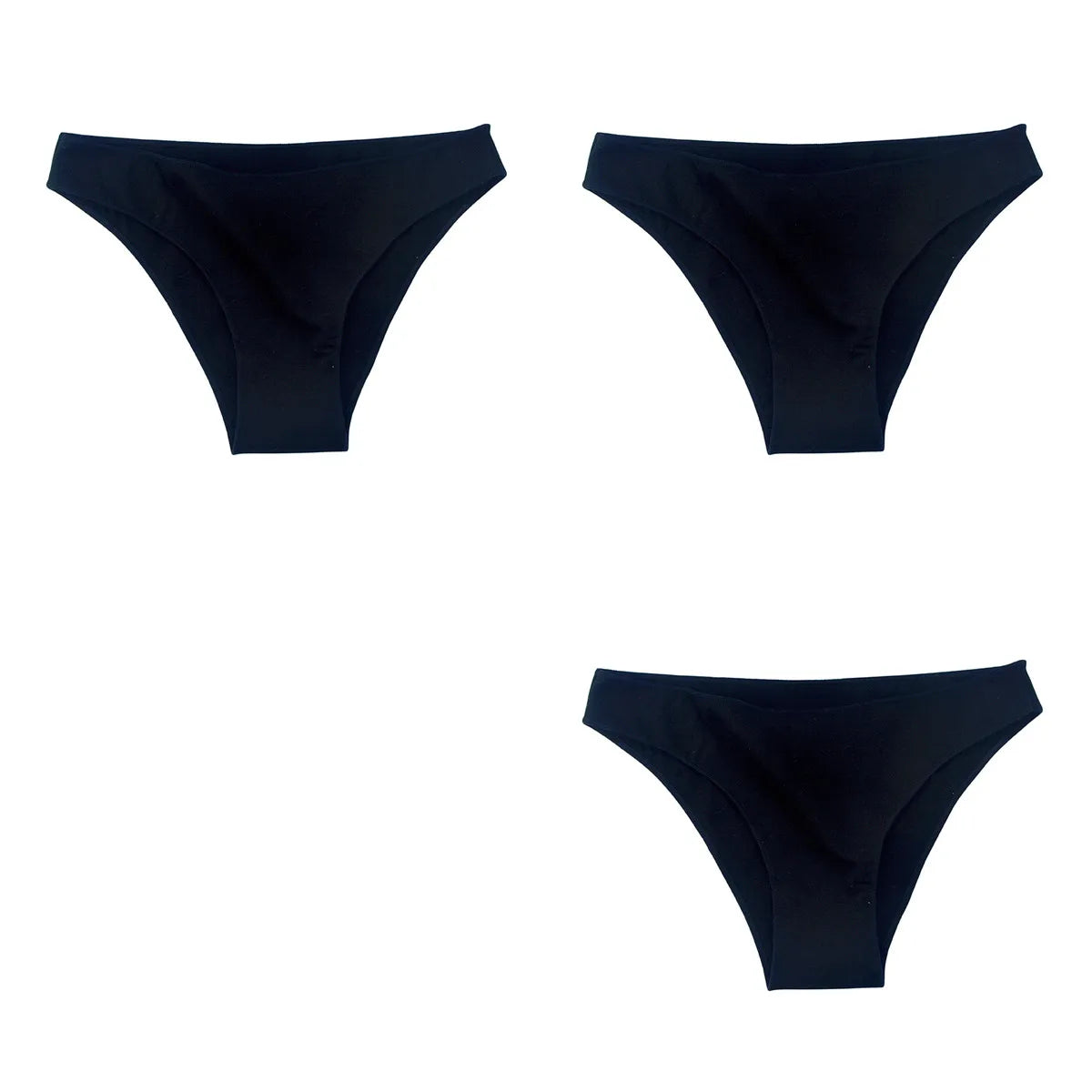 CowLost | product_id-3pcs-womens-soft-cotton-low-rise-high-cut-briefs-underwear |14