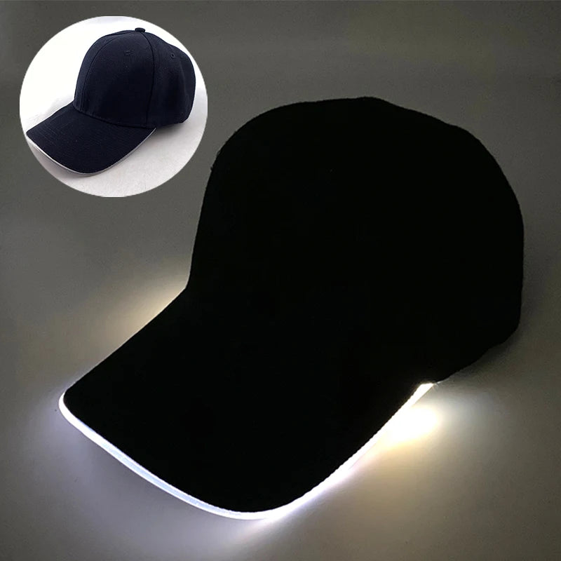 CowLost | fashion-led-glow-cap-outdoor-sport-sunshade-glowing-baseball-cap |29