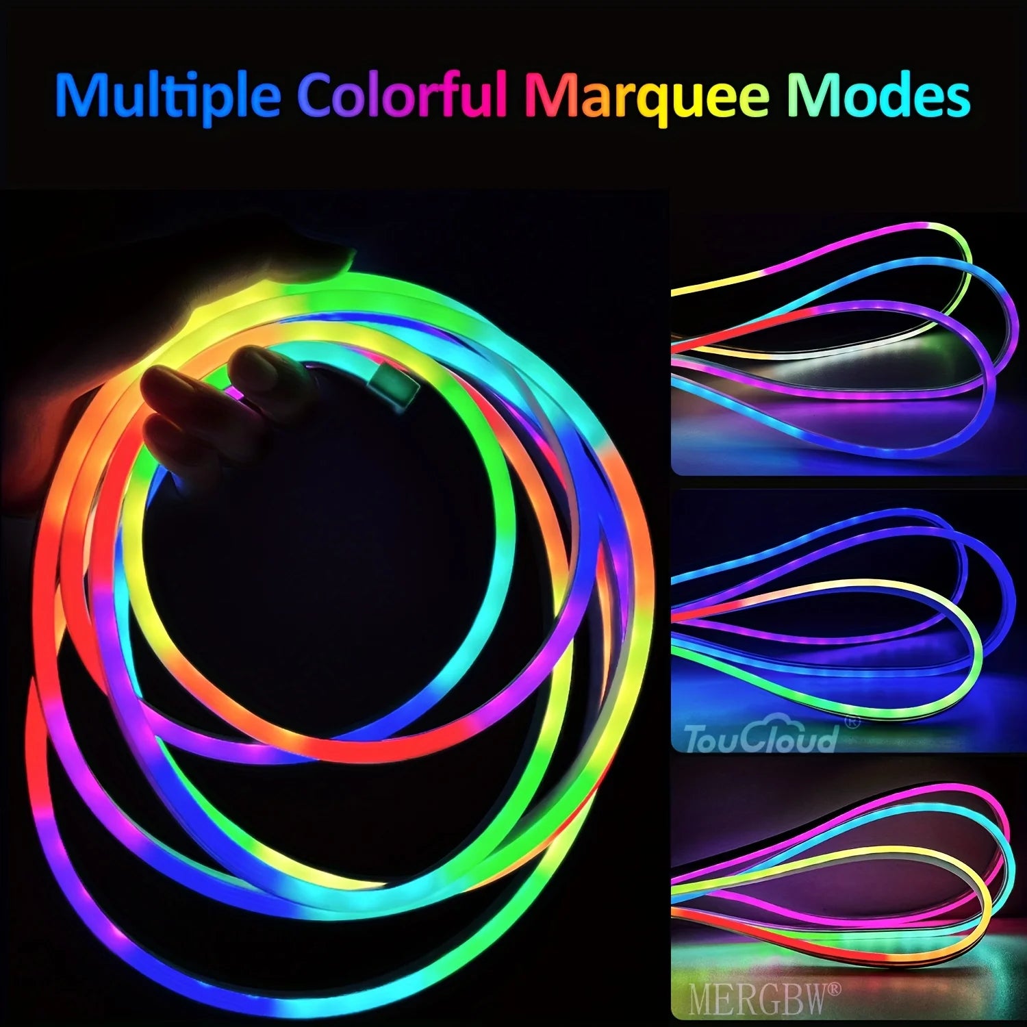 CowLost | light-ropes-strings-product_id-rgb-usb-flexible-led-strip-lights-with-remote-app-control-music-sync-for-gaming-room-party-decor |7