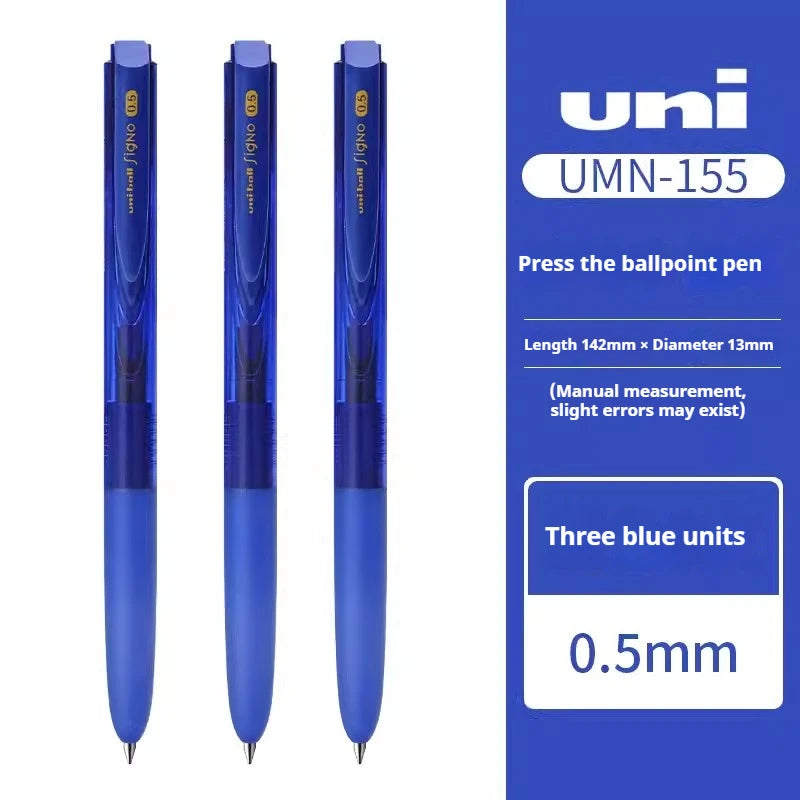 CowLost | product_id-mitsubishi-uni-signo-umn155-gel-pen-0-38-0-5mm-black-red-blue-quick-dry-smooth-low-friction |25