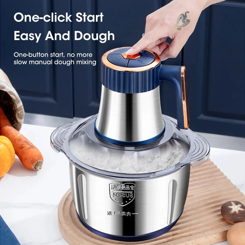 CowLost | product_id-5l-500w-stainless-steel-electric-meat-grinder-multifunctional-food-processor |2