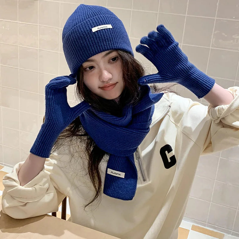 CowLost | knit-neck-scarf-gloves-caps-three-piece-set-for-women-men |13