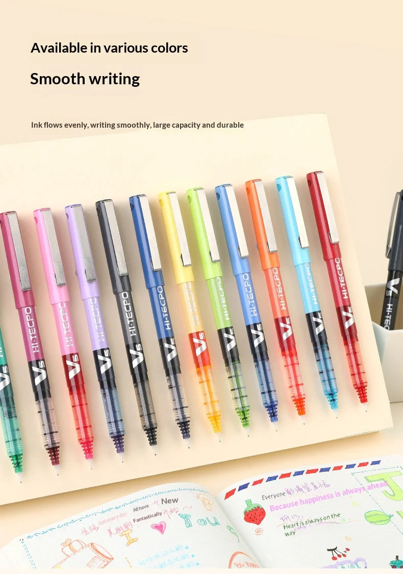CowLost | product_id-pilot-bx-v5-12-color-0-5mm-rollerball-pens-anti-leak-smooth-ink-for-journaling-art-projects |8
