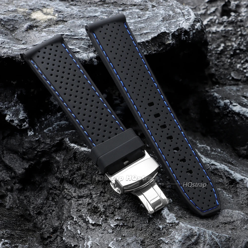 CowLost | product_id-premium-silicone-watch-band-20mm-22mm-soft-waterproof-breathable-strap-with-butterfly-buckle |10