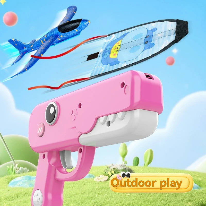 CowLost | product_id-kids-outdoor-foam-plane-glider-launcher-toy-gun-shooting-plane-toy |4