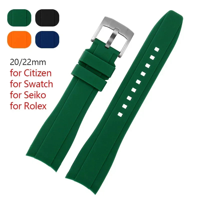 CowLost | bracelets-product_id-silicone-replacement-watchband-strap-for-swatch-seiko-rolex-citizen-universal-wristband |1