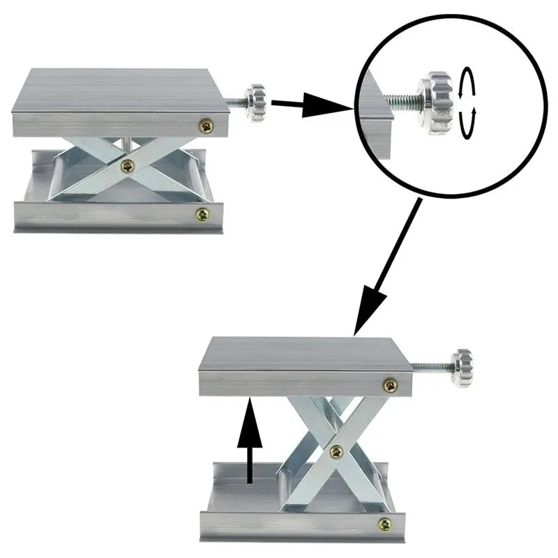 CowLost | product_id-90mm-adjustable-aluminum-alloy-lab-lifting-platform-scissor-stand-for-laser-level |3