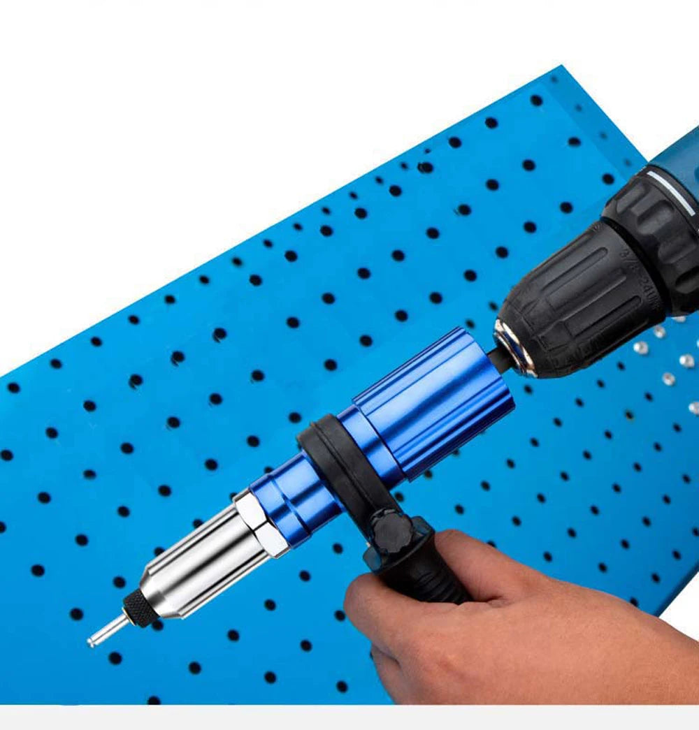 CowLost | electric-rivet-gun-adapter-2-4mm-4-8mm-rivet-nut-gun-drill-adapter-cordless-riveting-tool-insert-nut-pull-rivet-tool |10