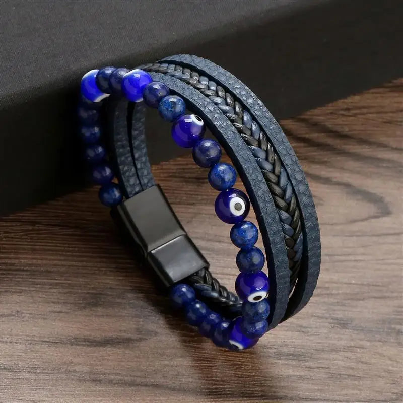 CowLost | badge-pass-holders-jiayiqi-stainless-steel-and-leather-bangle-bracelet-for-men |39