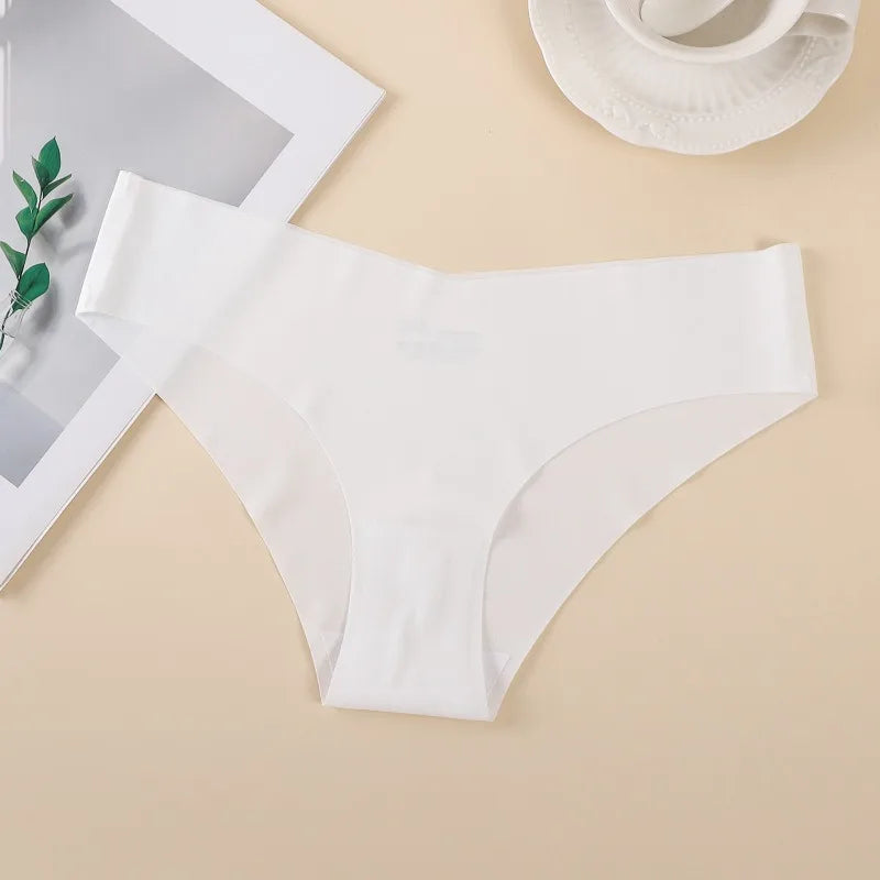 CowLost | product_id-women-s-seamless-soft-thin-v-neck-brief-panties |14
