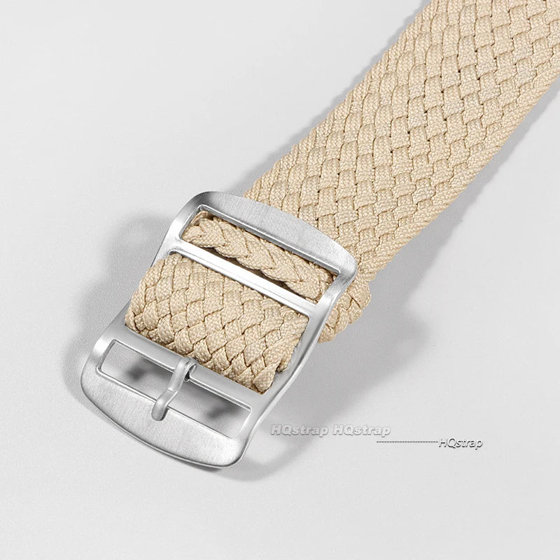 Nylon Canvas Watch Strap 16mm-22mm Unisex Sport Replacement Band with Pin Buckle