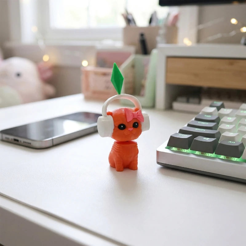 CowLost | product_id-orange-dancing-cat-bobblehead-dashboard-ornament-with-adhesive-backing-car-decor-cute-gift |4