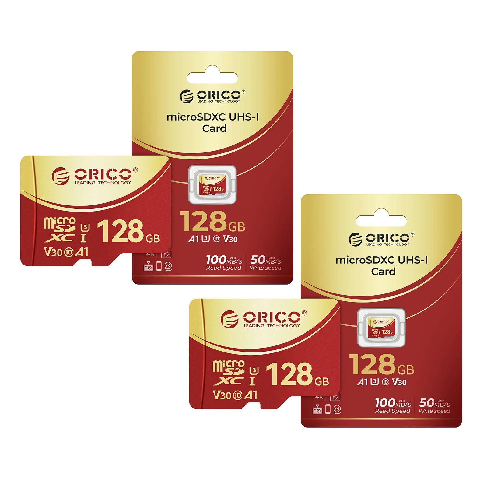 CowLost | orico-2-packs-microsdxc-uhs-i-memory-card-100mb-s-4k-uhd-recoding |15