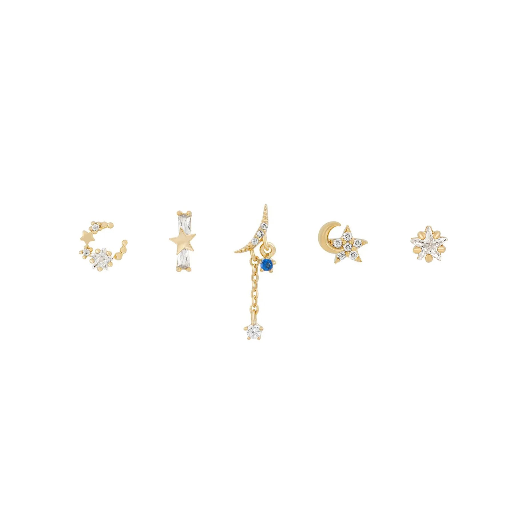 CowLost | business-card-cases-stainless-steel-cubic-zirconia-chain-hoop-earrings-for-women |20