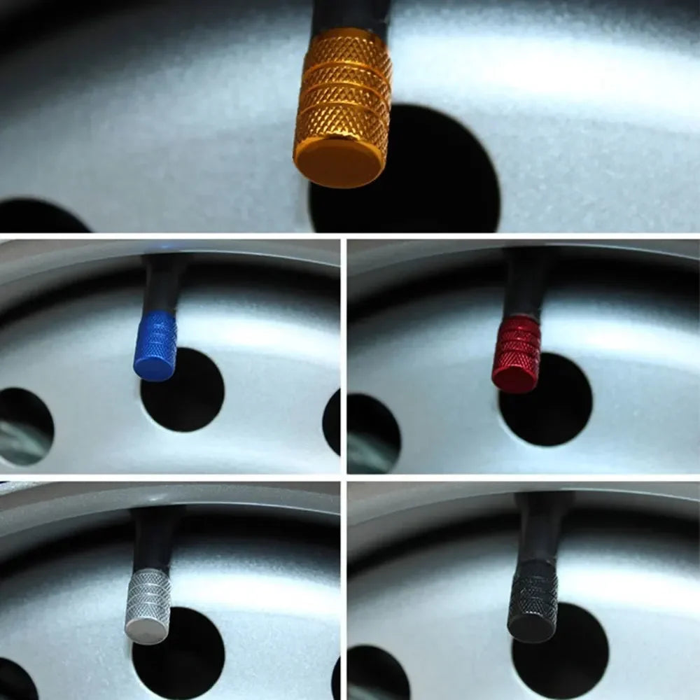 CowLost | product_id-4pcs-universal-aluminum-car-tire-valve-stem-caps-knurling-style |5