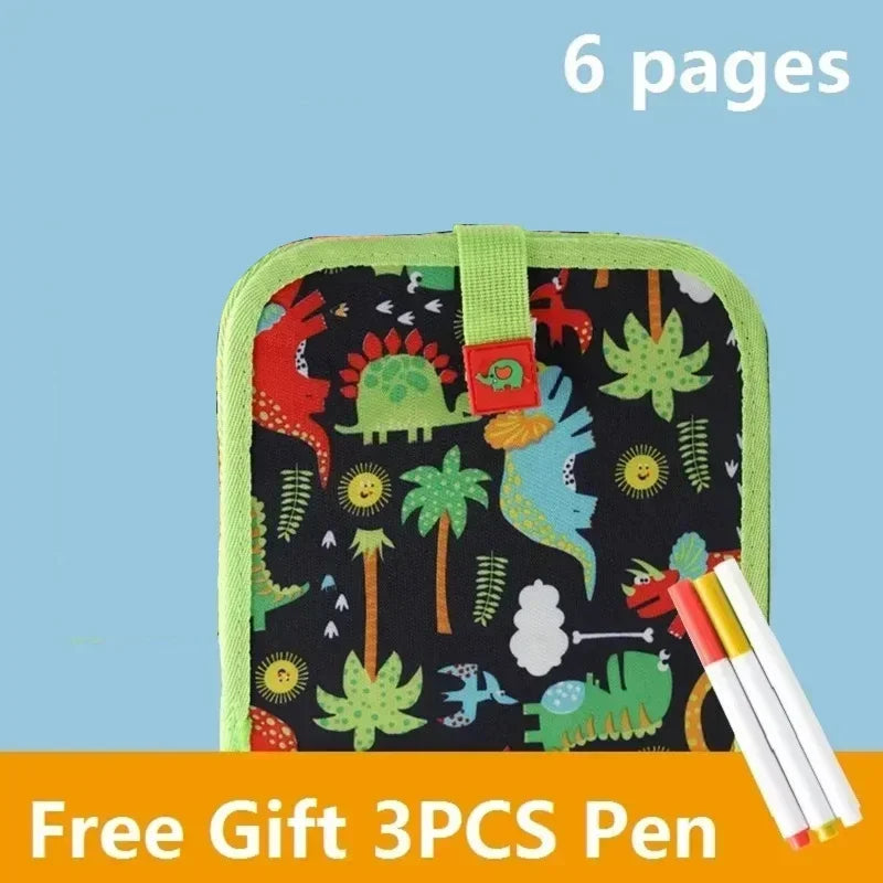 CowLost | product_id-6-page-erasable-magic-drawing-board-portable-kids-coloring-book |18
