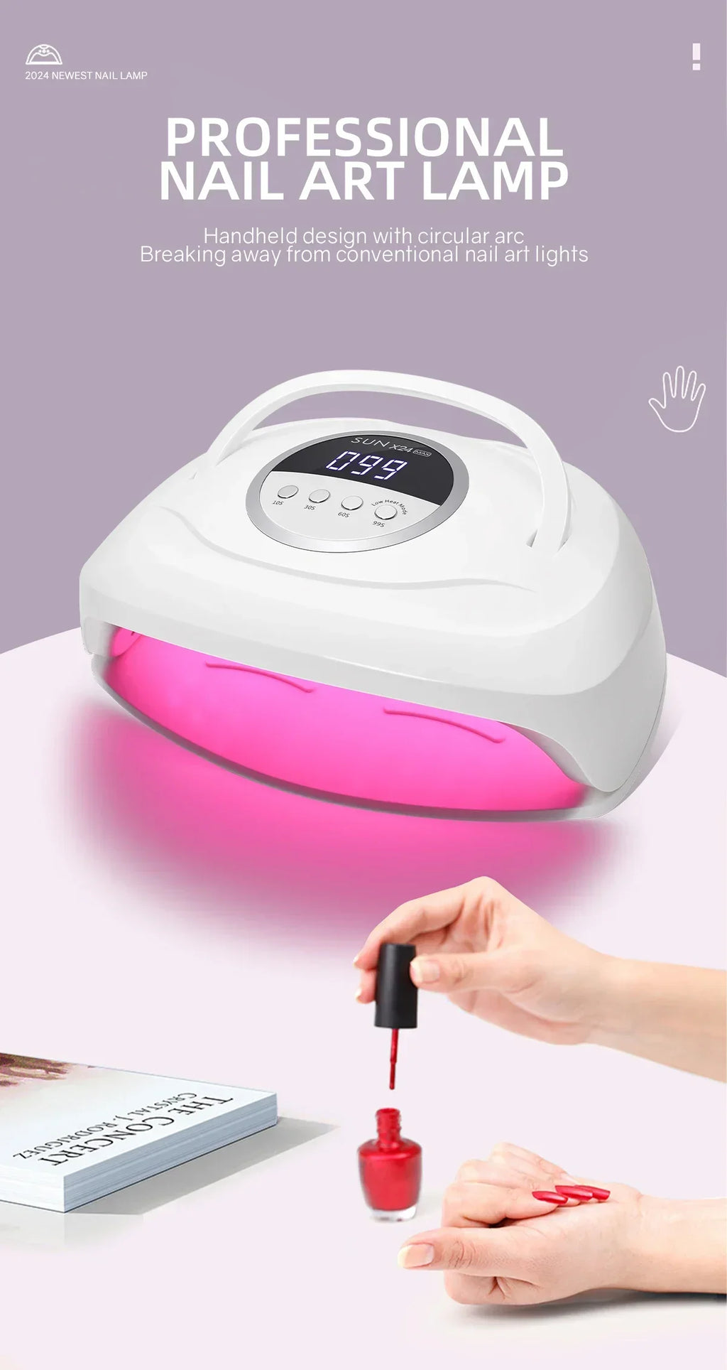 CowLost | uncategorized-380w-uv-led-nail-lamp-with-84-leds-for-manicure-gel-polish-drying |7
