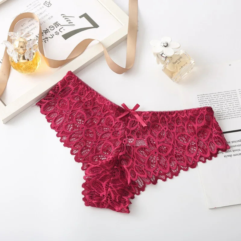 CowLost | product_id-3pcs-women-s-low-waist-lace-briefs-soft-solid-color-underwear |13