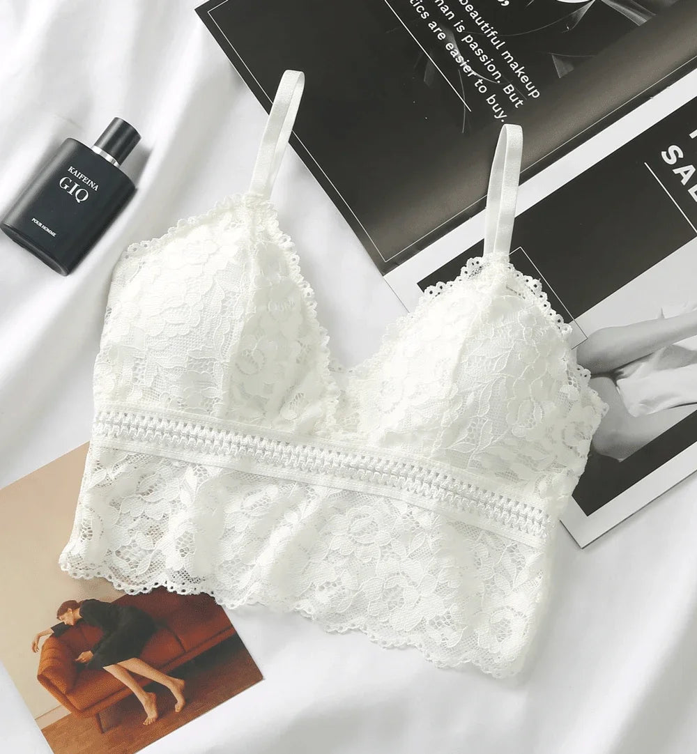 CowLost | product_id-women-s-lace-non-wire-push-up-crop-bra-with-removable-padding |5