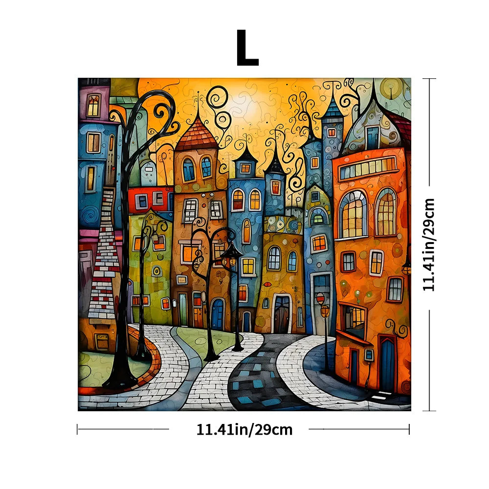 CowLost | product_id-unique-cartoon-city-wooden-jigsaw-puzzle-with-irregular-shapes-creative-gift-for-christmas-birthday-and-holidays |8