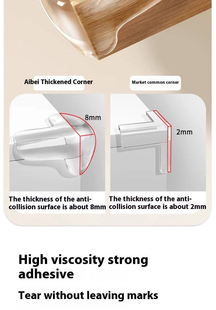 CowLost | 4pcs-clear-corner-protectors-for-baby-soft-anti-collision-furniture |9