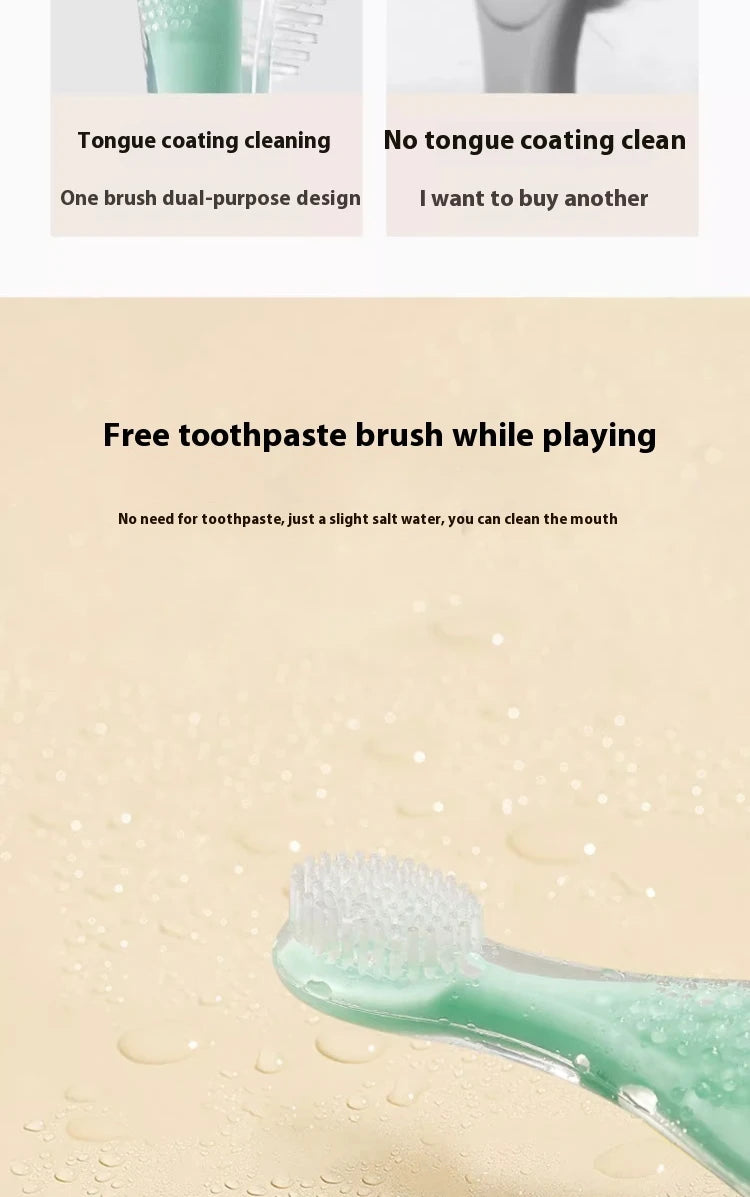 CowLost | childrens-bucket-soft-bristle-toothbrush-non-slip-handle |14