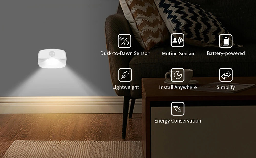 CowLost | motion-sensor-light-indoor-led-night-light-stick-on-nightlight-battery-operated-lights-for-hallway-stair-closet-bedroom-bathroom |9