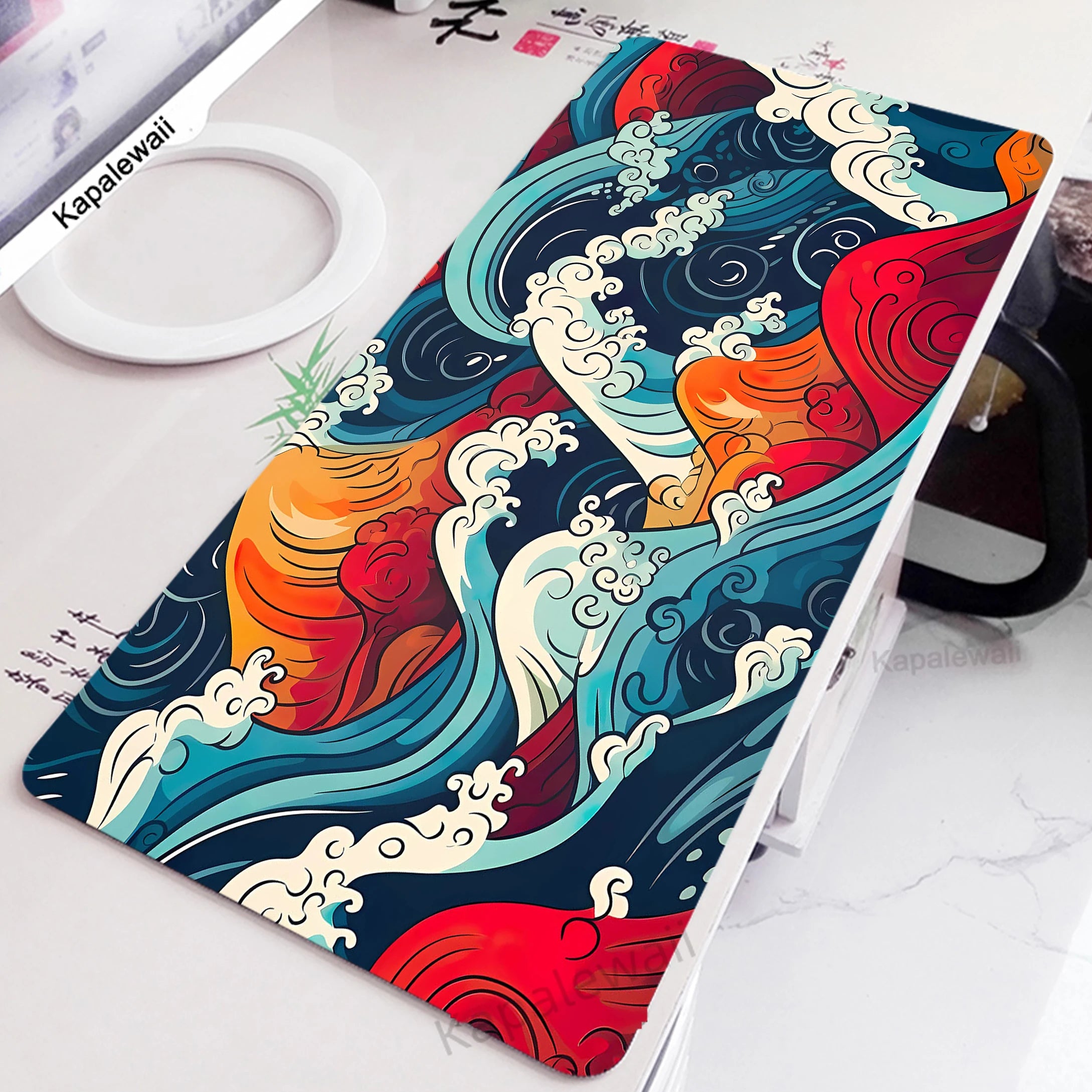 CowLost | uncategorized-great-wave-xxl-gaming-mousepad |15