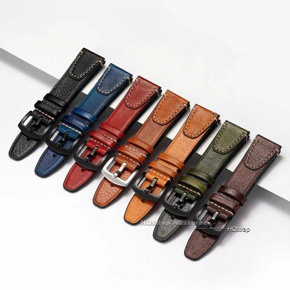 CowLost | product_id-vintage-genuine-leather-quick-release-watch-strap-for-rolex-18-22mm-unisex |3