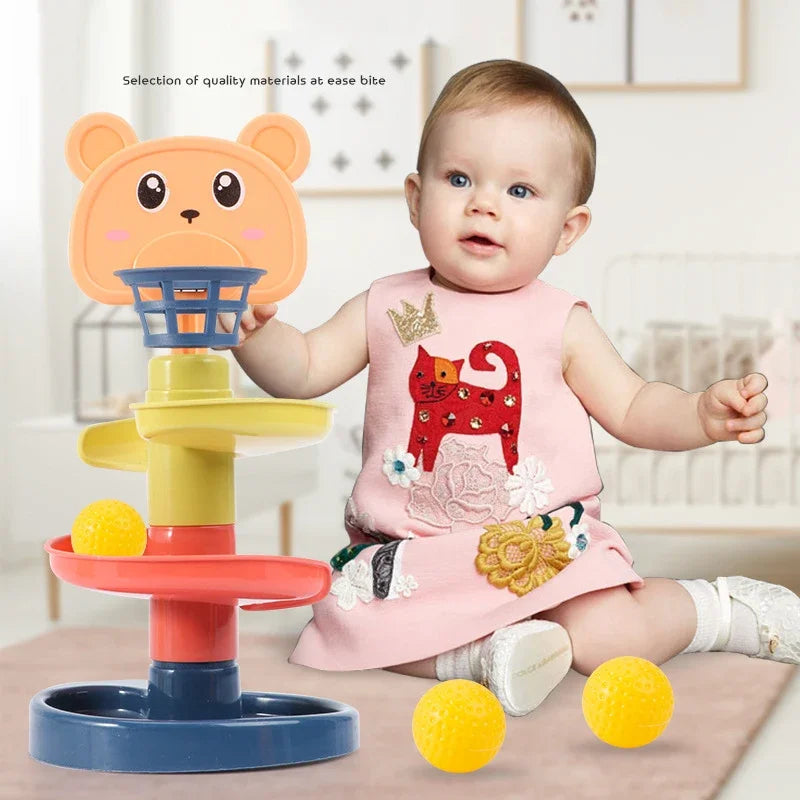 CowLost | product_id-2-7-layers-rolling-ball-track-educational-stacking-toy-for-kids-gift |11