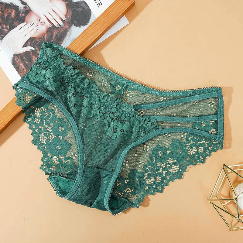 CowLost | new-lace-panties-women-sexy-low-waist-briefs-hollow-out |8
